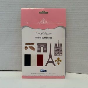 Quickutz 6-pc cookie cutter dies - FRANCE COLLECTION